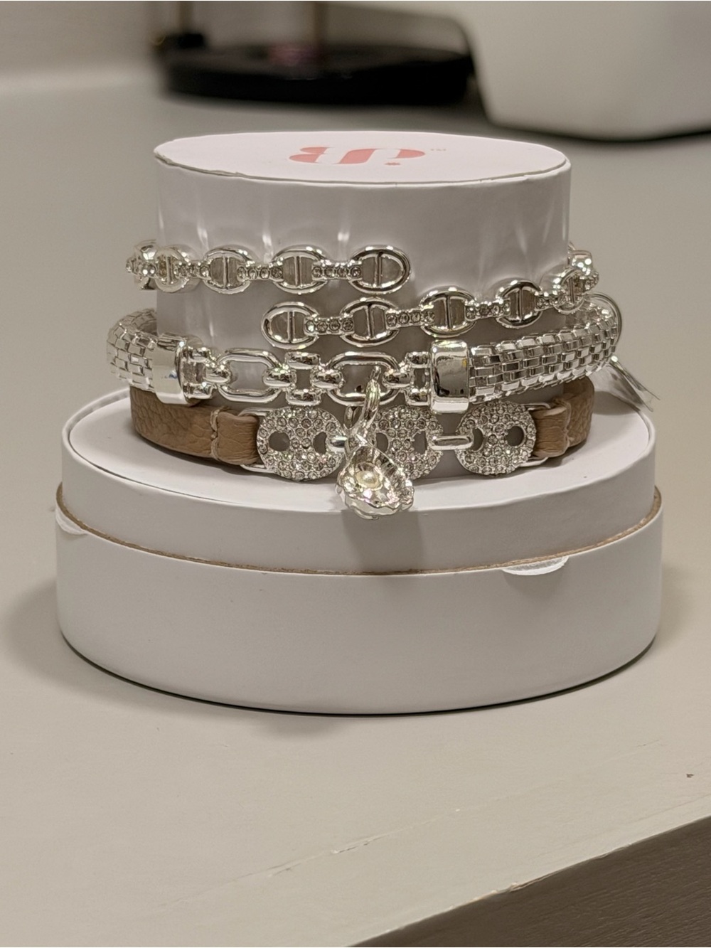 Bomb Party NWT! “Lustre of the Deep” Oyster Bracelet Stack